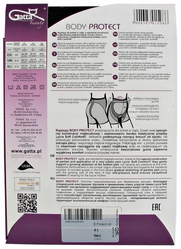 Rajstopy ciążowe Gatta Body Protect 40 DEN 4 L na Arena.pl