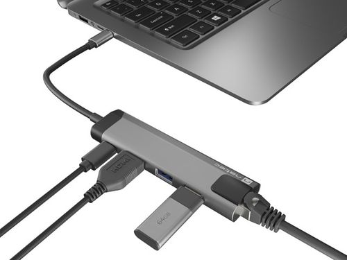 Stacja dokująca USB Natec Fowler GO Multiport USB-C PD, 2x USB 3.0 na Arena.pl
