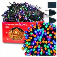 LAMPKI CHOINKOWE 500 LED Multi kolor Wewnętrzne Zewnętrzne ŚWIATEŁKA