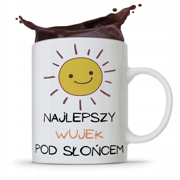 Kubek Prezent Wujka Najlepszy Wujek Pod Słońcem Z Nadrukiem Ze Zdjęciem zdjęcie 1