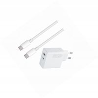 Szybka ładowarka 45W z kablem 1m 2 wejścia do Oppo A53 5G