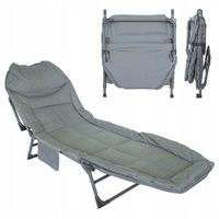 Łóżko składany polówka turystyczny kempingowe karpiowe wędkarskie materac