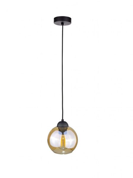Lampa wisząca 1xE27 AMBRE BLACK zdjęcie 1