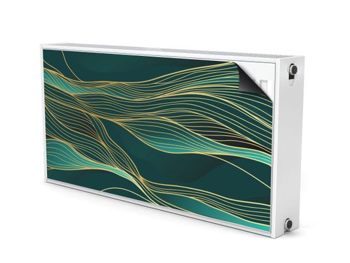 Mata MAGNETYCZNA Grzejnika Abstrakcja Fale Styl Line-art 100cm x 60cm na Arena.pl