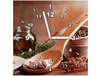 30X30CM ZEGAR AROMATYCZNA OLIWA OLIWEK OBRAZ DREWNO