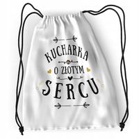 Plecak Sportowy Szkolny Dla Kucharki Worek Torba Z Nadrukiem Ze Zdjęciem