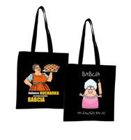 Eko Torba z nadrukiem PREZENT dla babci BABCIA