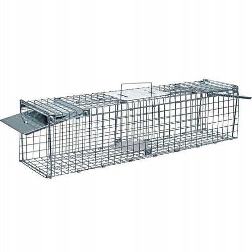 GIGANT ŻYWOŁAPKA NA KUNY SZCZURY WYDRY ŁASICE LIS PUŁAPKA ŁAPKA na Arena.pl