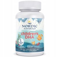 Nordic Naturals Omega 3 DHA Dla Dzieci Odporność Mózg Serce 360 kaps.