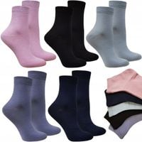 5 x SKARPETY damskie SKARPETKI bambusowe 35/38