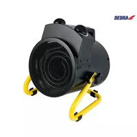 NAGRZEWNICA ELEKTRYCZNA 3,0KW OKRĄGŁA, CZARNA DEDRA DED9931B