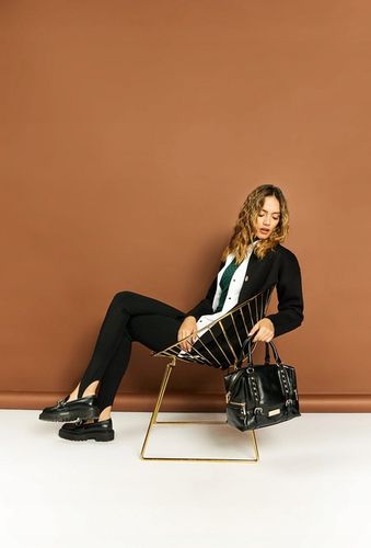 MONNARI Torebka damska kuferek Listonoszka Pojemny PREMIUM Dżety Pojemny na Arena.pl