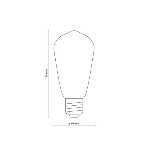 żarówka led e27 6,5w ww st58 amber 3792 tk lighting na Arena.pl