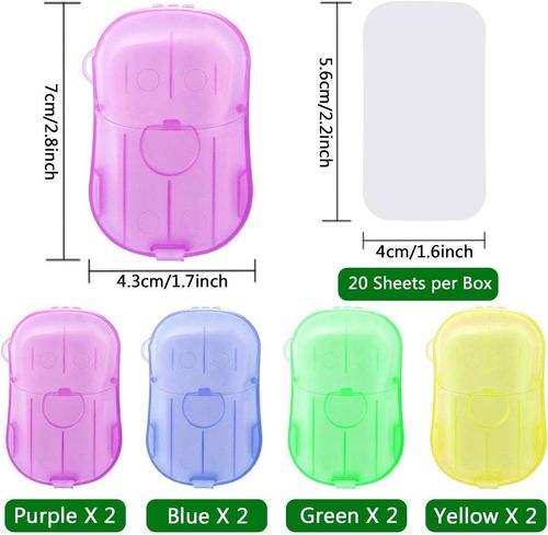 Mydło w listkach papier mydlany 8 pudełek po 20szt na Arena.pl