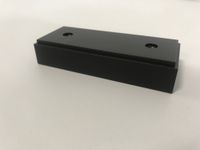 Stopka meblowa Schwinn K160 prostokątna Czarna