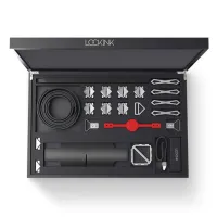 lockink zestaw do treningu intymnego xl, 9 elementow, czarny