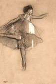 Dancer on pointe, Edgar Degas - plakat 60x80 cm