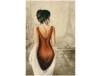 OBRAZ PARYSKI SPACER KOBIETY FRANCE