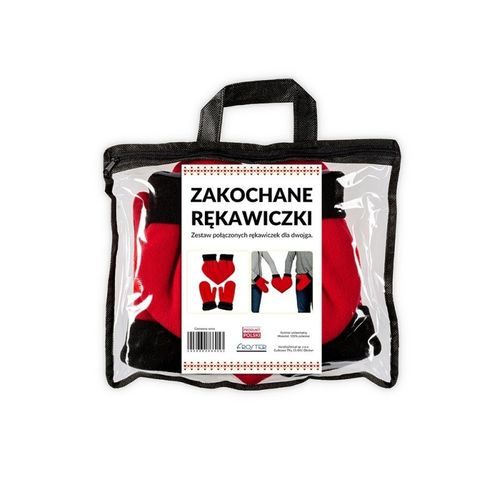 Zakochane rękawiczki - Czerwone serce na Arena.pl