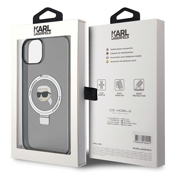 Etui Karl Lagerfeld do iPhone 15 Plus, iPhone 14 Plus, Czarny, MagSafe zdjęcie 8