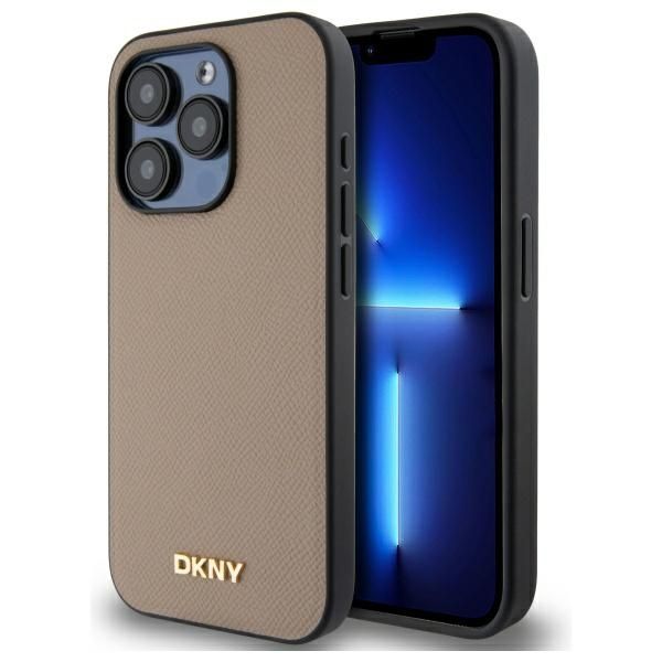 Etui DKNY do iPhone 15 Pro, Beżowy, MagSafe zdjęcie 1