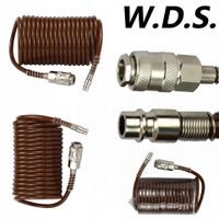 Wąż spiralny pneumatyczny do kompresora 5x8 mm 5 m 8 bar WDS2154