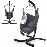 SOLIDNA huśtawka ogrodowa BUJANY kokon fotel wiszący krzesło brazylijskie