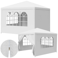 PAWILON NAMIOT OGRODOWY HANDLOWY CATERINGOWY OKNA IMPREZOWY 4 ŚCIANY 3x3M