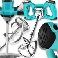 Mieszadło Do Zapraw Kleju Betonu Elektryczne M14 Mocny Silnik 3100W