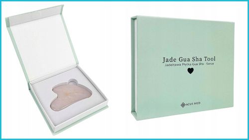 KAMIEŃ GUA SHA DO MASAŻU JADEITOWY SERCE SOLIDNY NATURALNY EKOLOGICZNY na Arena.pl