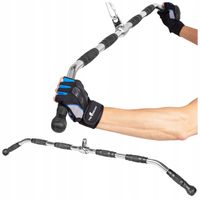 UCHWYT DRĄŻEK DO WYCIĄGU GÓRNEGO DOLNEGO ATLASU DŁUGI PROSTY OBROTOWY