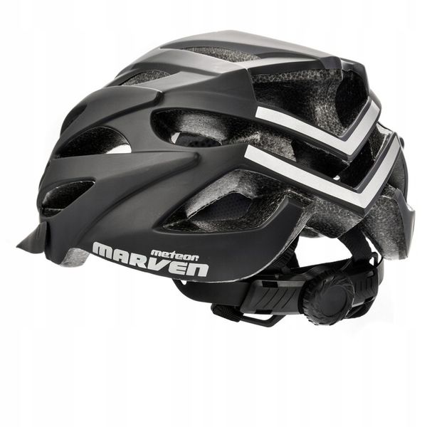 KASK ROWEROWY REGULOWANY METEOR MARVEN S 52-56cm siatka 3-kolorowy AIR FLOW zdjęcie 5