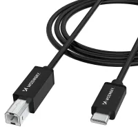 kabel wozinsky wkddy1s usb-b - usb-c 1m - czarny