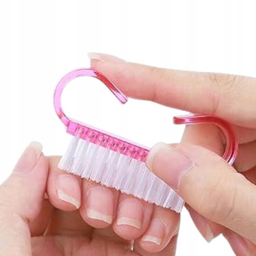 100x SZCZOTECZKA RÓŻOWA DO MANICURE DO USUWANIA PYŁU DO PAZNOKCI na Arena.pl
