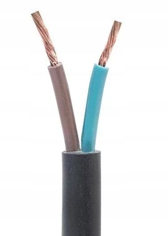 Przewód elektryczny linka OMYp 2x0,5 25m Czarny na Arena.pl