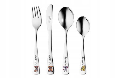 Sztućce dla Dzieci Gerlach Pychotki GRAWER PREZENT na Chrzest Roczek na Arena.pl