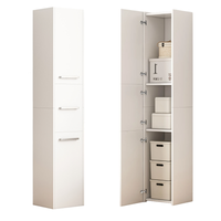 REGAŁ BIAŁA NOWOCZESNA STOJĄCA SZAFKA SŁUPEK WYSOKI LOFT 170 CM