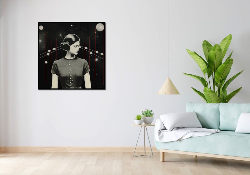 Plakat 90x90cm Planety i Księżyce zdjęcie 4