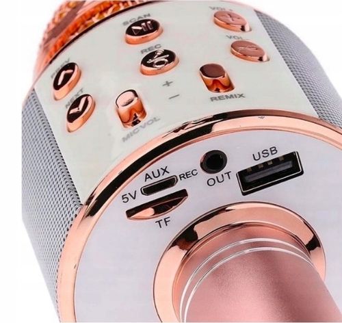 MIKROFON DLA DZIECI mikrofon KARAOKE mikrofon bezprzewodowy Z GŁOŚNIKIEM na Arena.pl