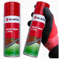 Smar Teflonowy Suchy Teflon do Szyberdachu Prowadnic Foteli Mebli WURTH