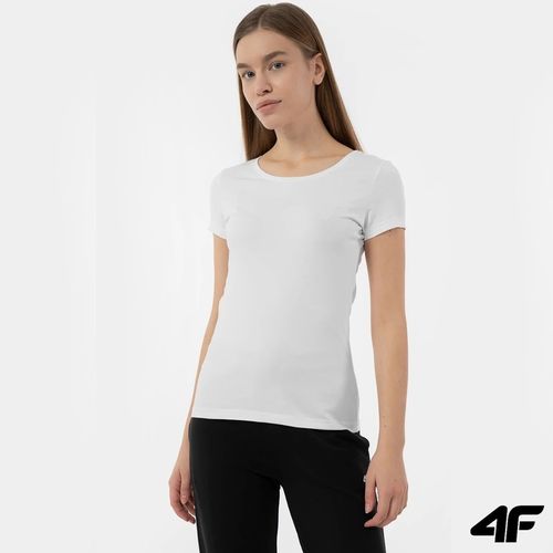 Koszulka Damska 4F T-shirt Damski Bawełniany Casual Limitowany na Arena.pl