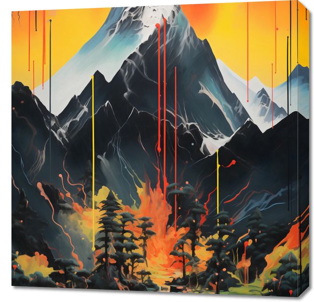 Obraz 70x70cm Górska Alchemia zdjęcie 1