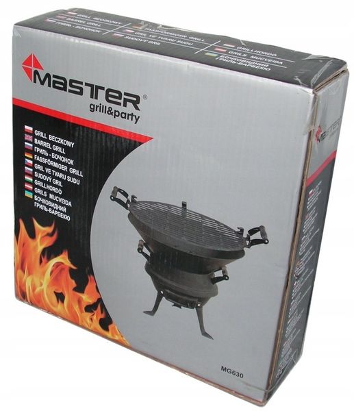 GRILL ŻELIWNY BECZKOWY MG630 MASTER zdjęcie 8