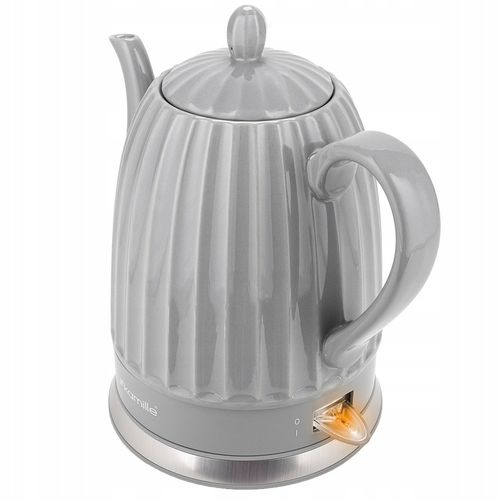 CZAJNIK ELEKTRYCZNY BEZPRZEWODOWY CERAMICZNY KAMILLE 1500 W 1,5 L na Arena.pl