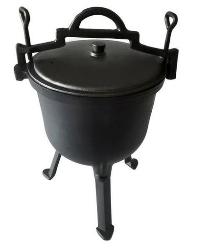 KOCIOŁEK ŻELIWNY GARNEK myśliwski węgierski pieczonki 8L na OGNISKO GRILL na Arena.pl