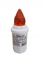 Znicz wkład elektryczny ZE5 15 cm 118 dni czerwony LONG