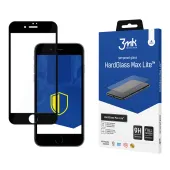 Szkło 9H 3mk HardGlass Max Lite™ na iPhone 7 / 8 - z czarną ramką