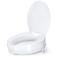 NASADKA NAKŁADKA TOALETOWA PODWYŻSZAJĄCA NA SEDES Z KLAPĄ DESKA WC 10 CM