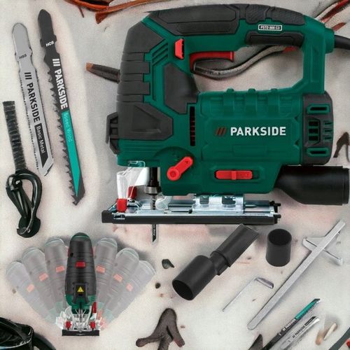 Parkside PSTD 800 C3 Wyrzynarka 800 W Laser Brzeszczoty ZESTAW na Arena.pl