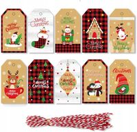 Świąteczne Etykiety 'Wesołego Narodzenia' 16Szt Dekoracji Podarunków